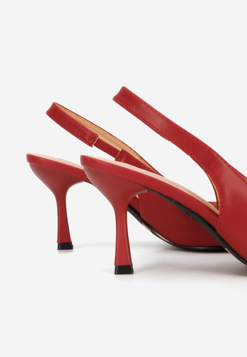 Bordowe czółenka bez pięt Beatrise V2