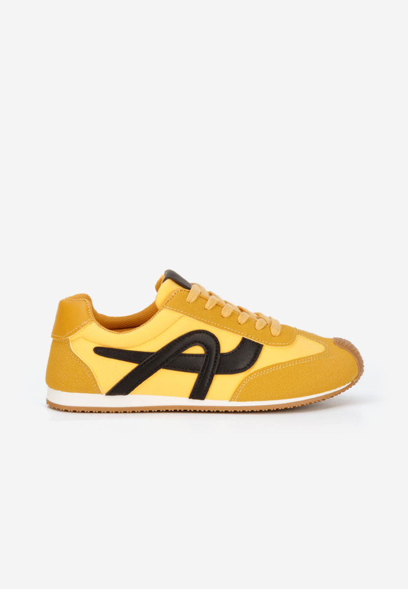 Żółte sneakersy damskie Kalindia