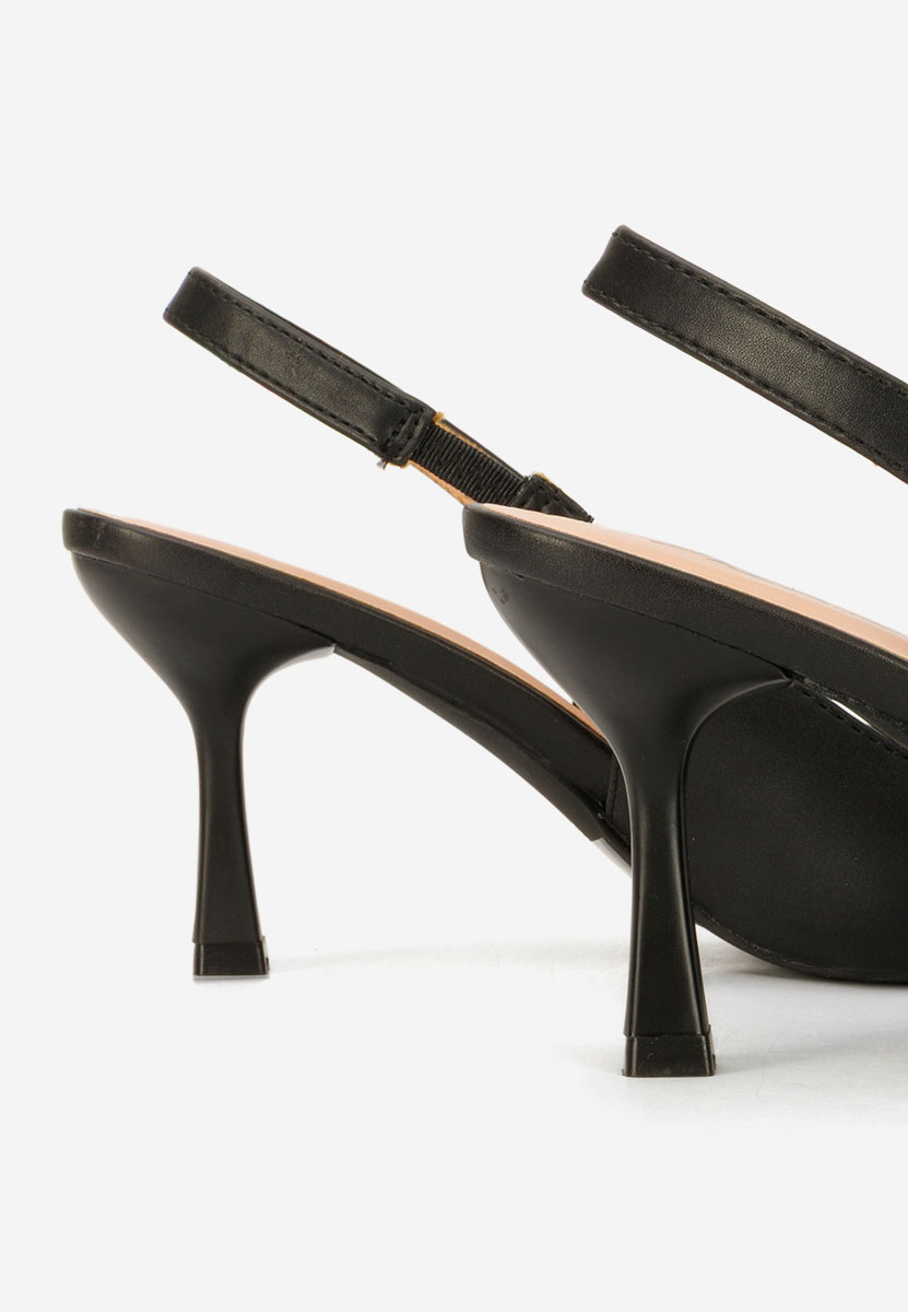 Czarne czółenka bez pięt Beatrise V2