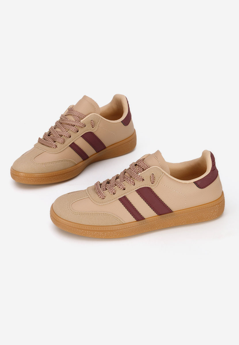 Khaki sneakersy damskie Azurea