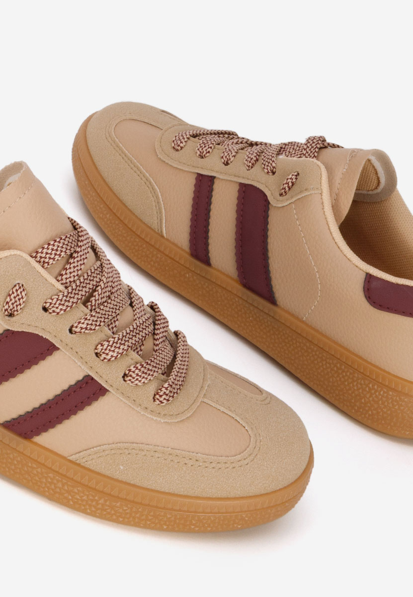 Khaki sneakersy damskie Azurea