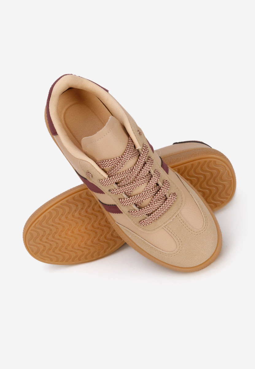 Khaki sneakersy damskie Azurea