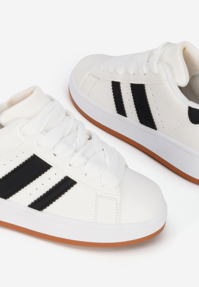 Białe sneakersy damskie Antoneta