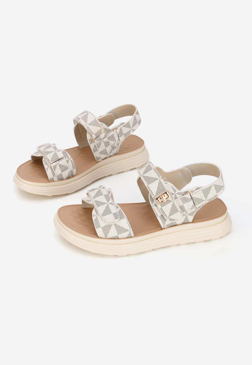 Beżowe sandały damskie Gennia