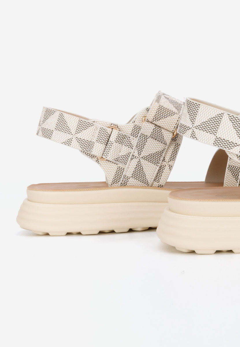 Beżowe sandały damskie Gennia