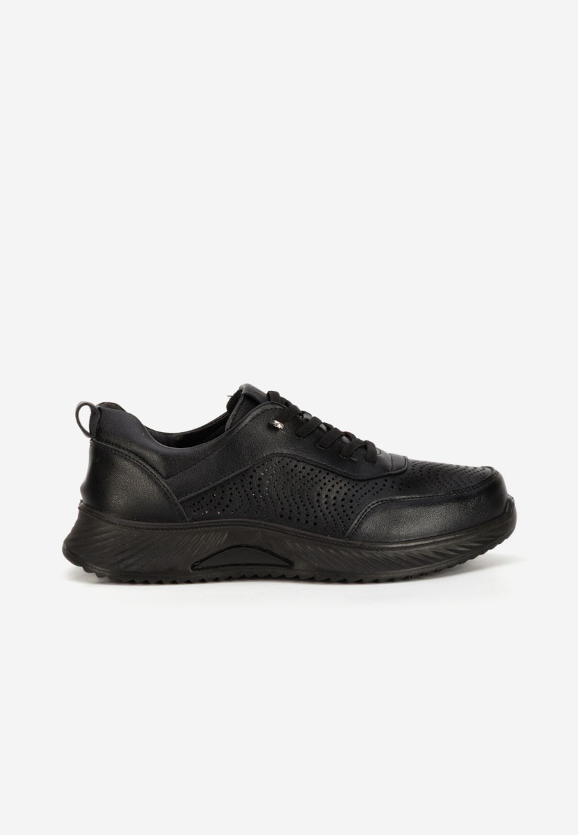 Czarne sneakersy damskie Azurra