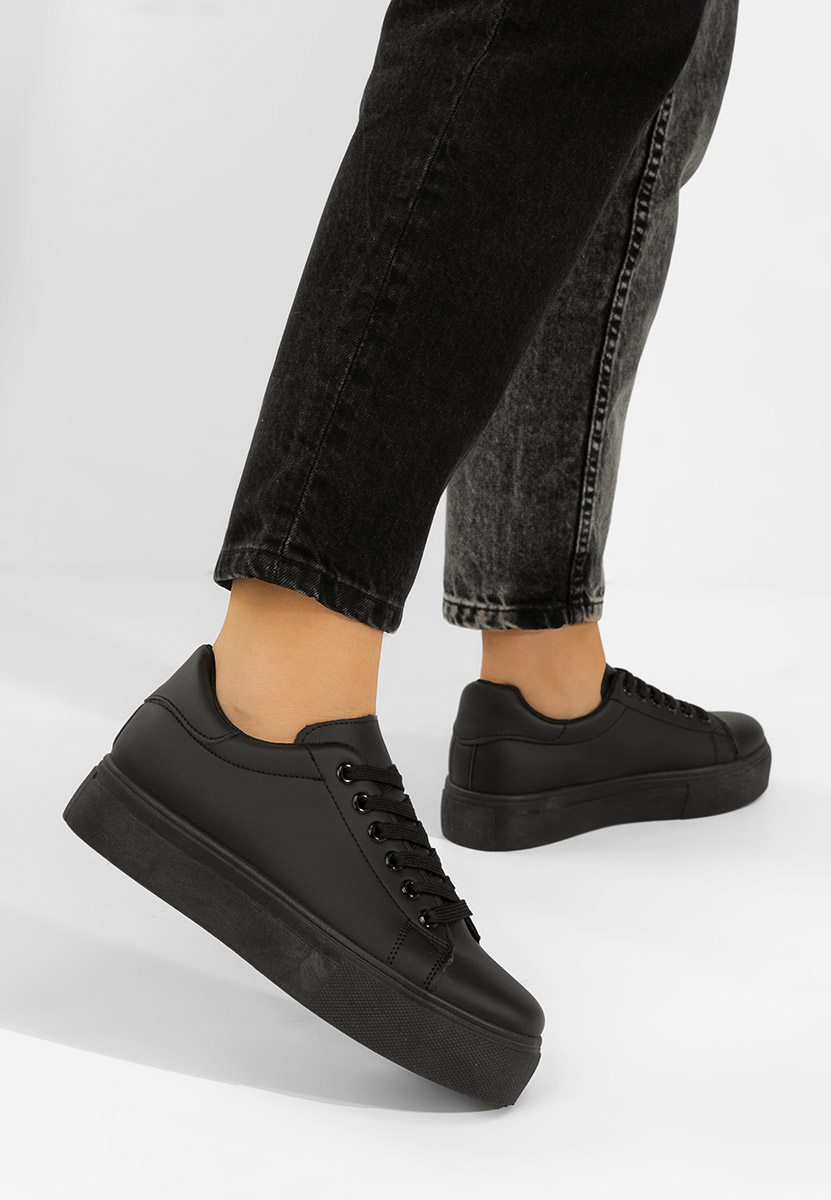 Czarne sneakersy damskie Arriba V2