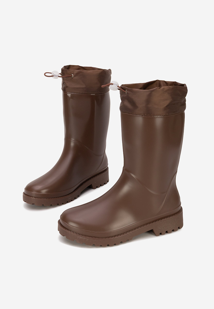 Brązowe kalosze damskie Zunaira