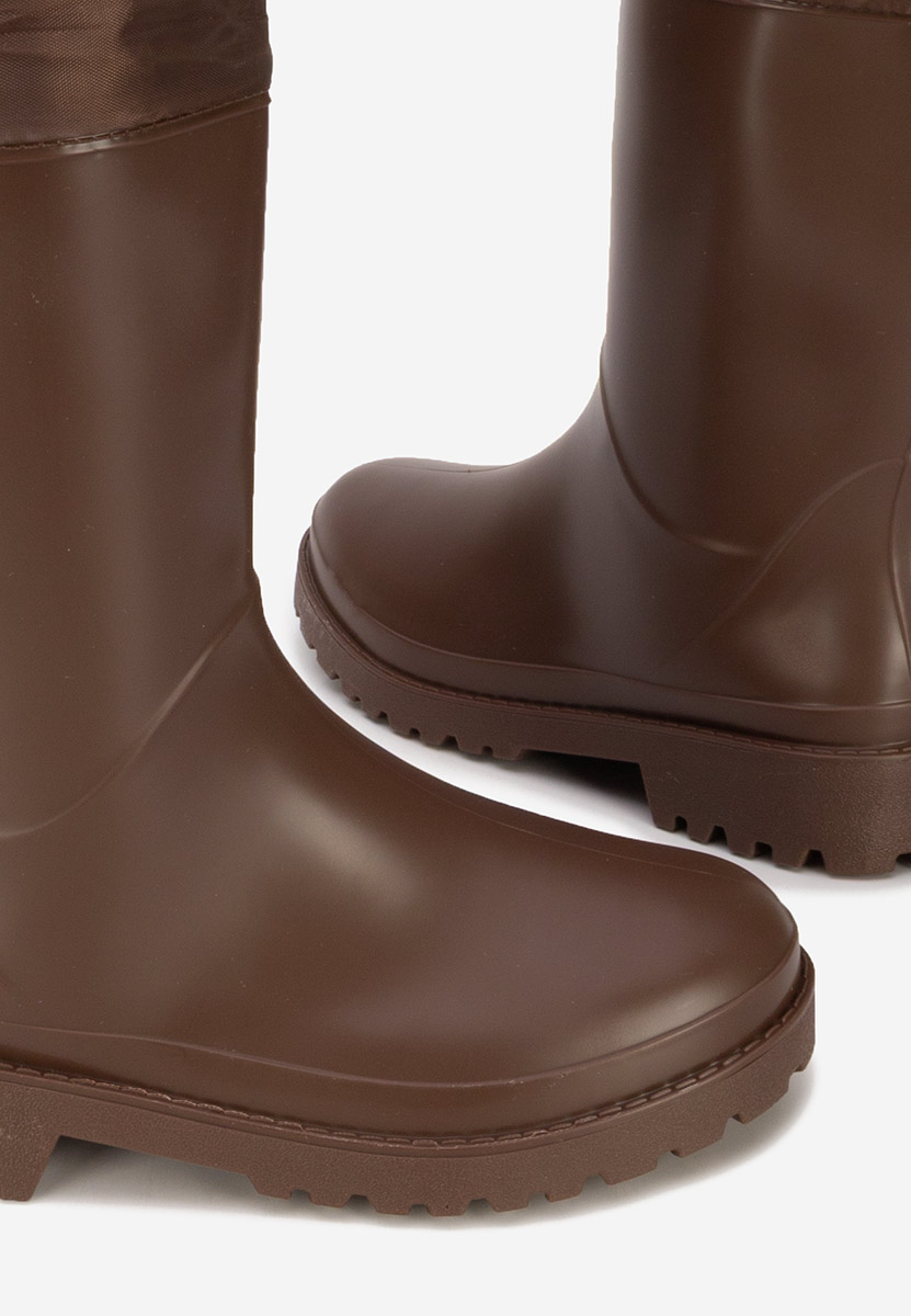 Brązowe kalosze damskie Zunaira