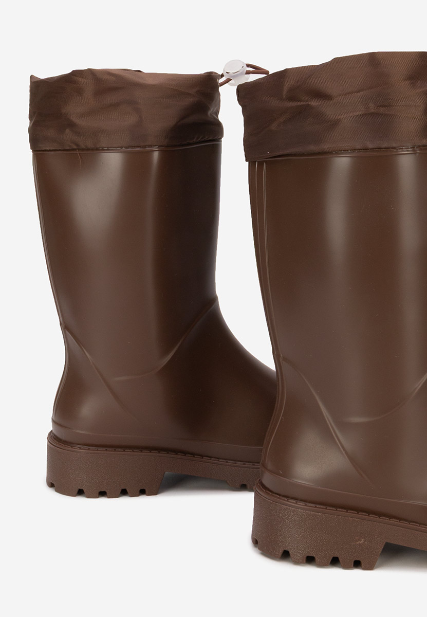 Brązowe kalosze damskie Zunaira