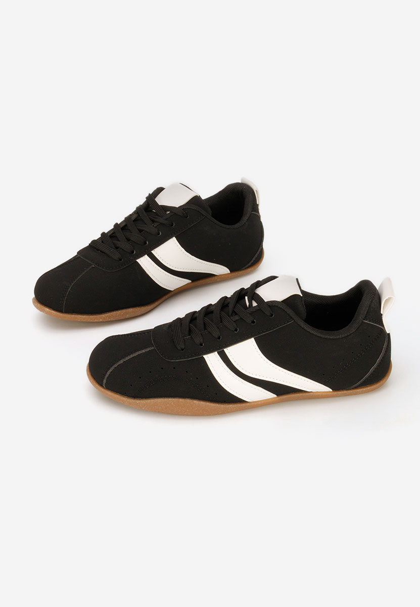 Czarne sneakersy damskie Reissa