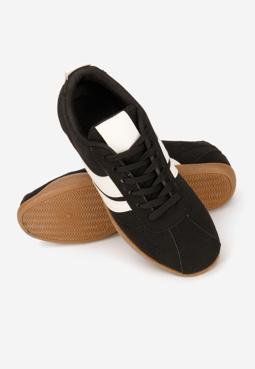 Czarne sneakersy damskie Reissa