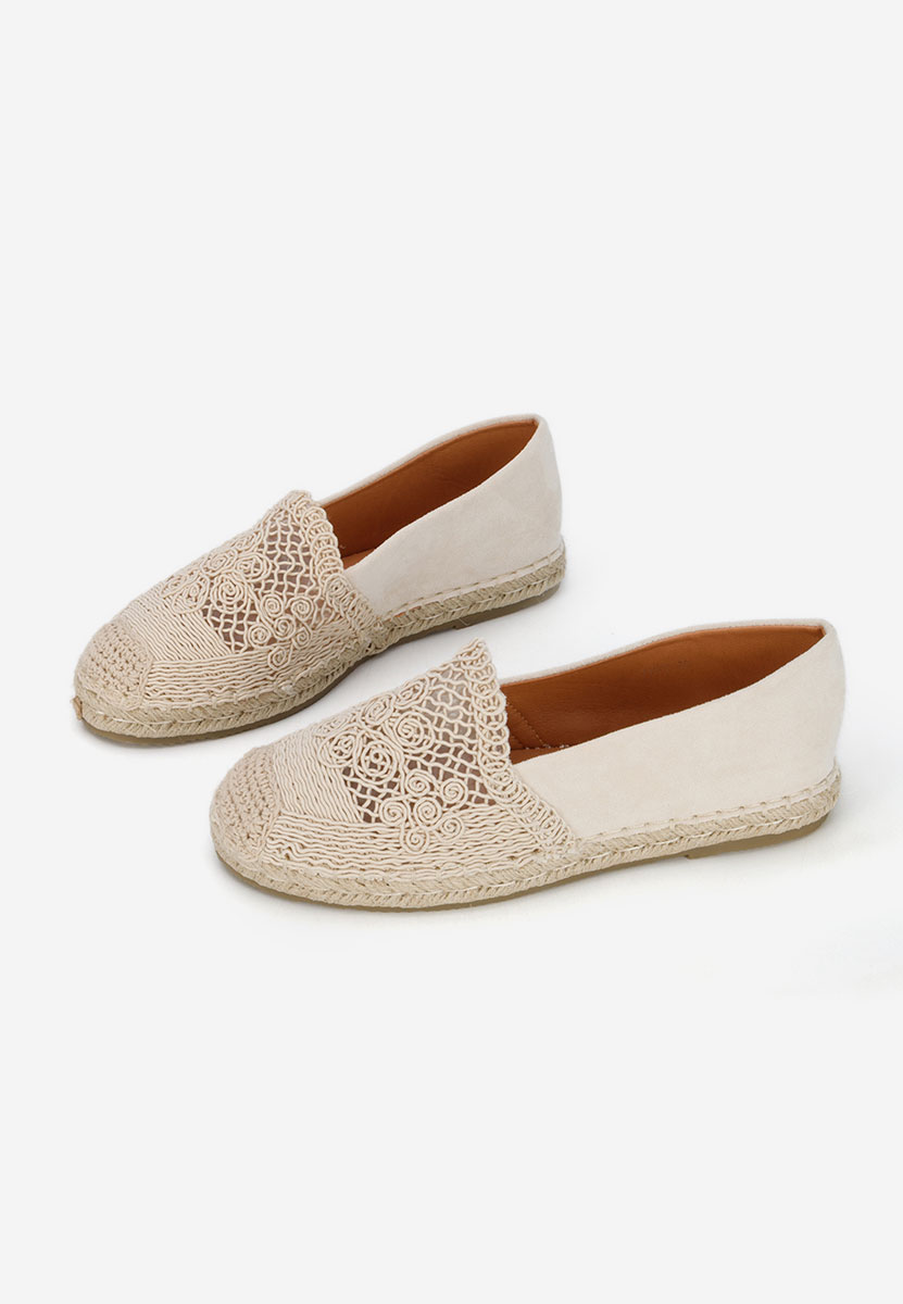 Beżowe espadryle damskie Thaisa