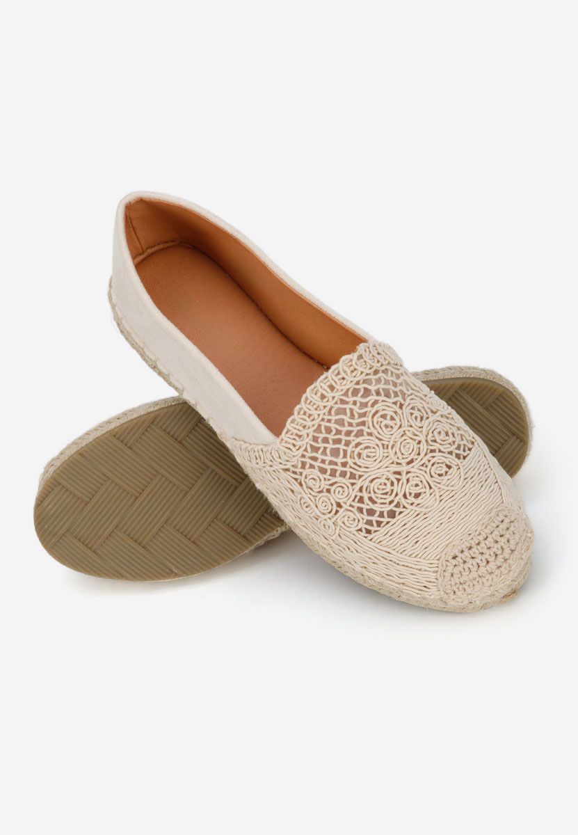 Beżowe espadryle damskie Thaisa