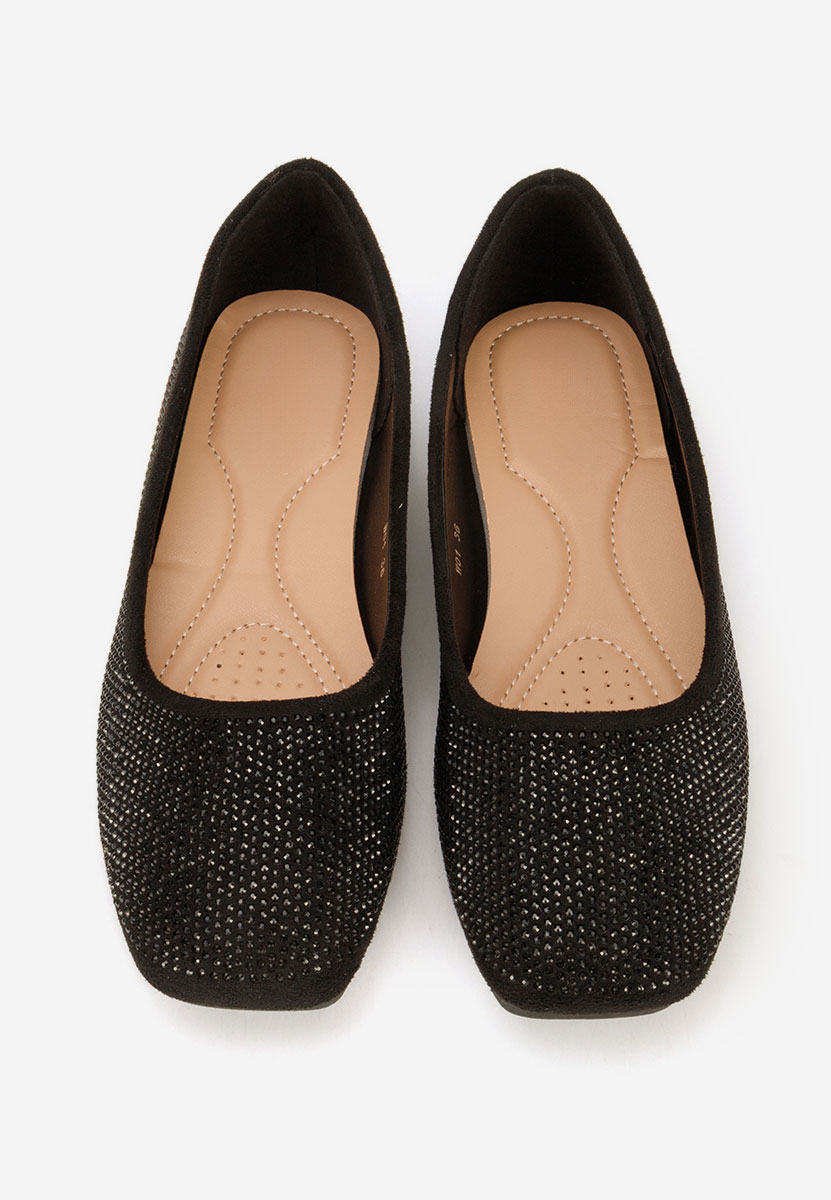 Czarne eleganckie baleriny Jeffery