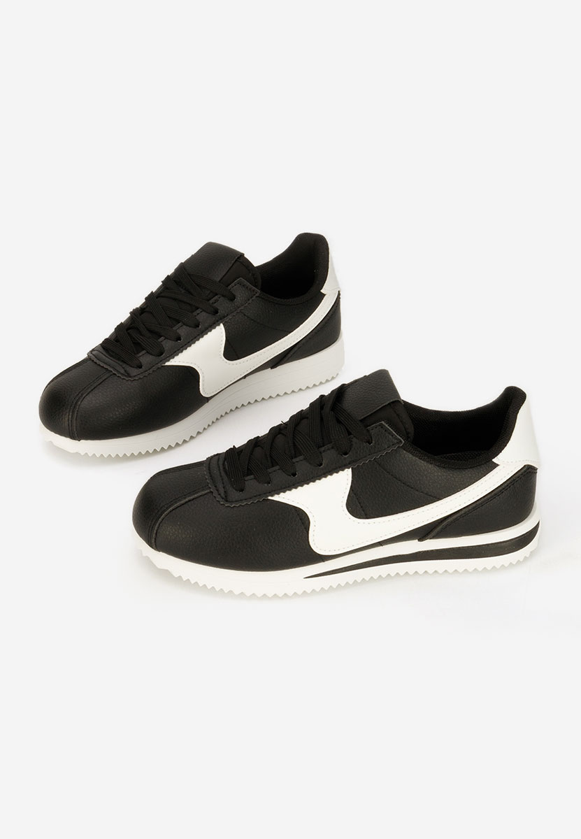 Czarne sneakersy damskie Adiania
