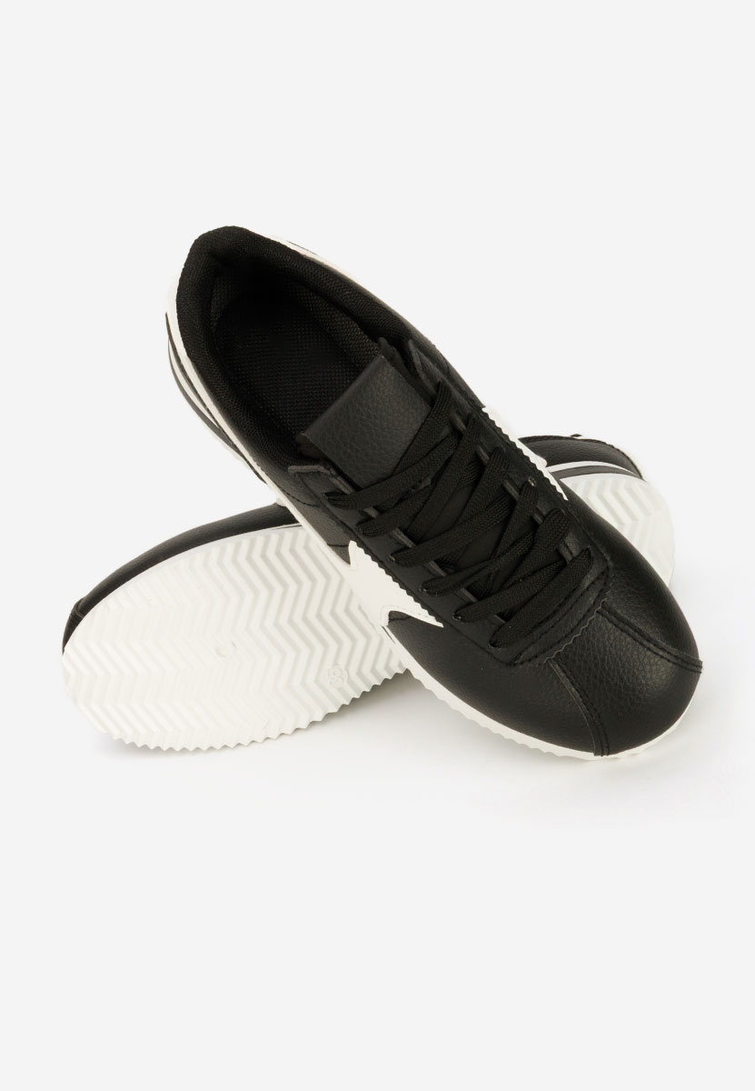 Czarne sneakersy damskie Adiania
