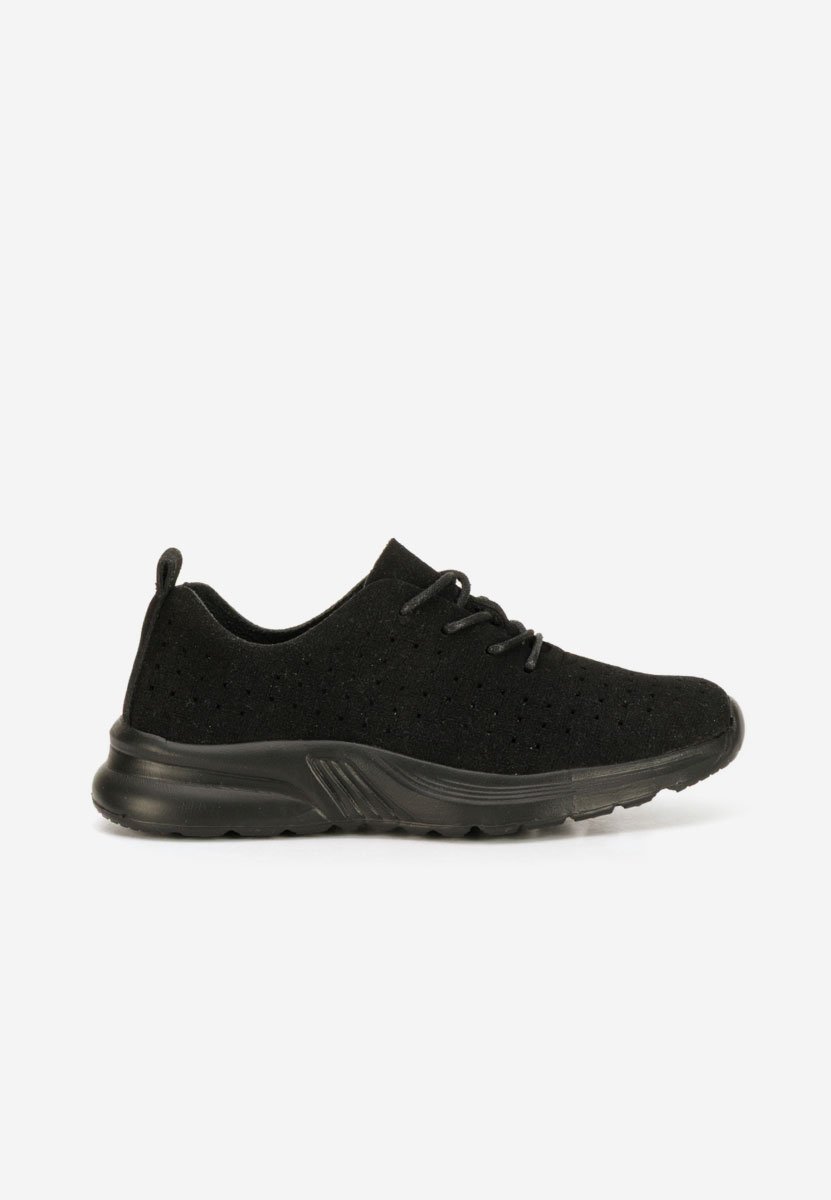 Czarne sneakersy damskie Clarence V2
