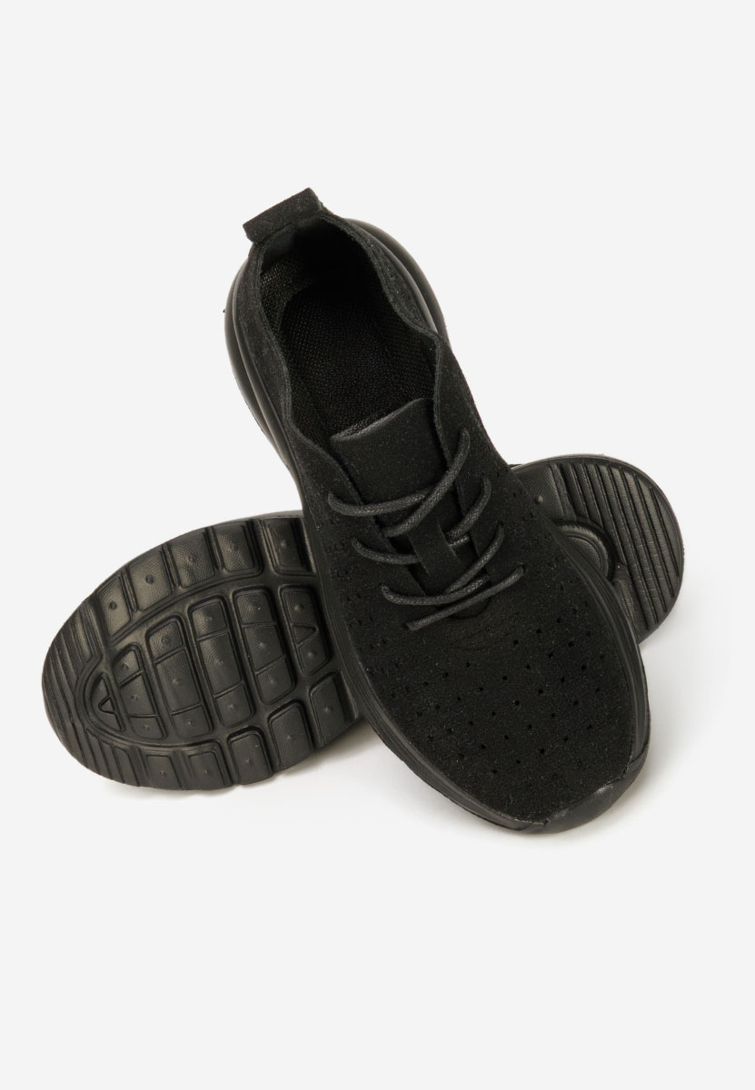 Czarne sneakersy damskie Clarence V2