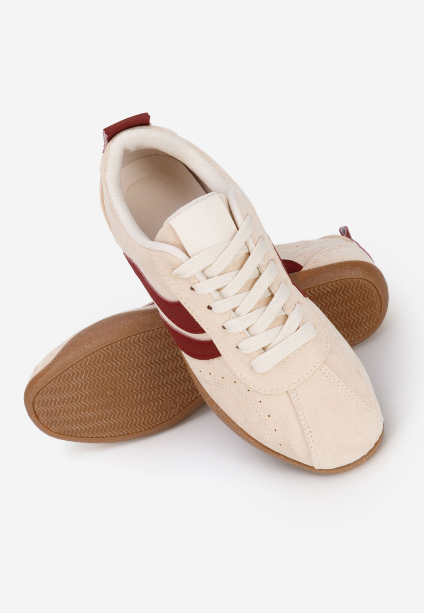 Beżowe sneakersy damskie Reissa V2