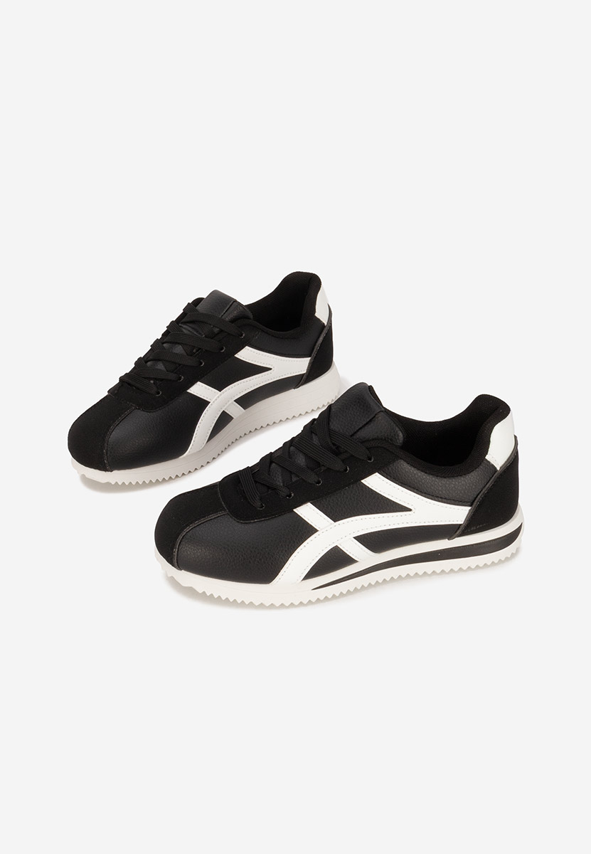 Czarne sneakersy damskie Aliesa