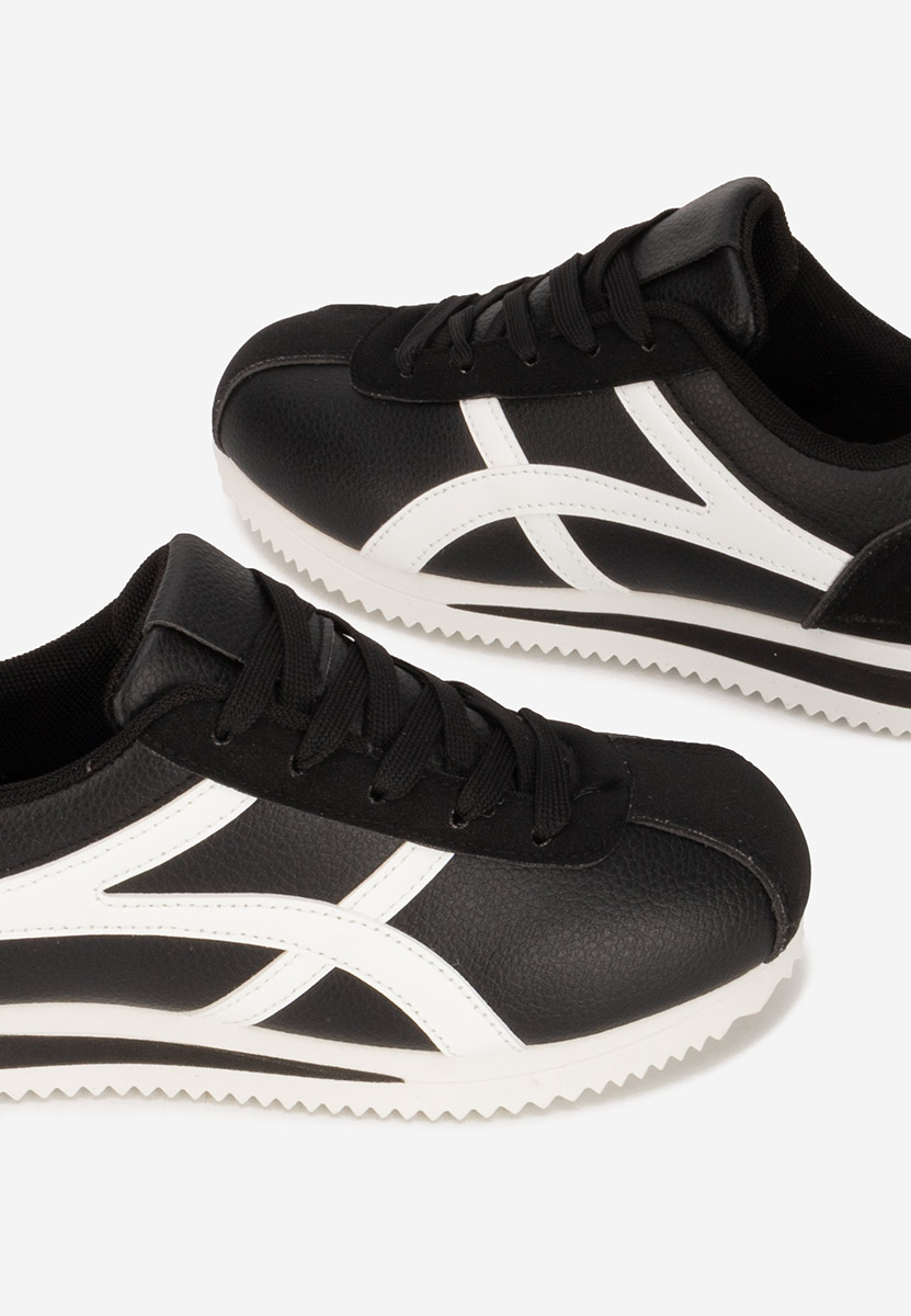 Czarne sneakersy damskie Aliesa