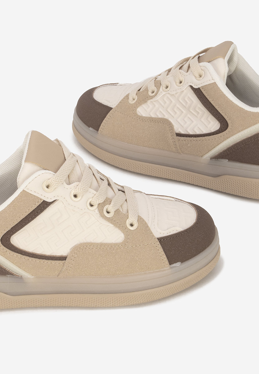 Brązowe sneakersy damskie Seraia