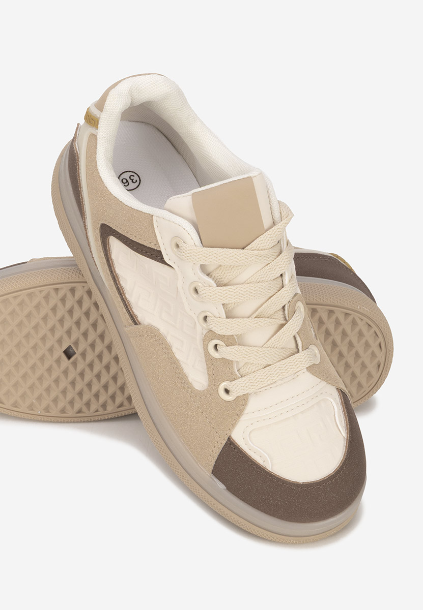 Brązowe sneakersy damskie Seraia