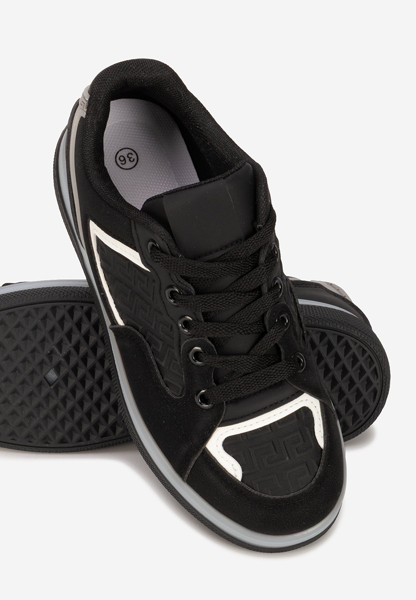 Czarne sneakersy damskie Seraia