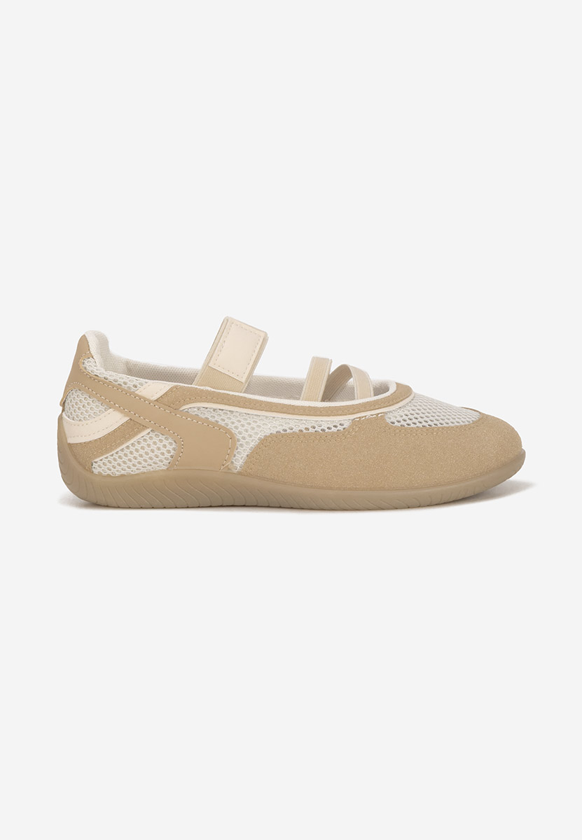 Khaki baleriny sportowe Denilia