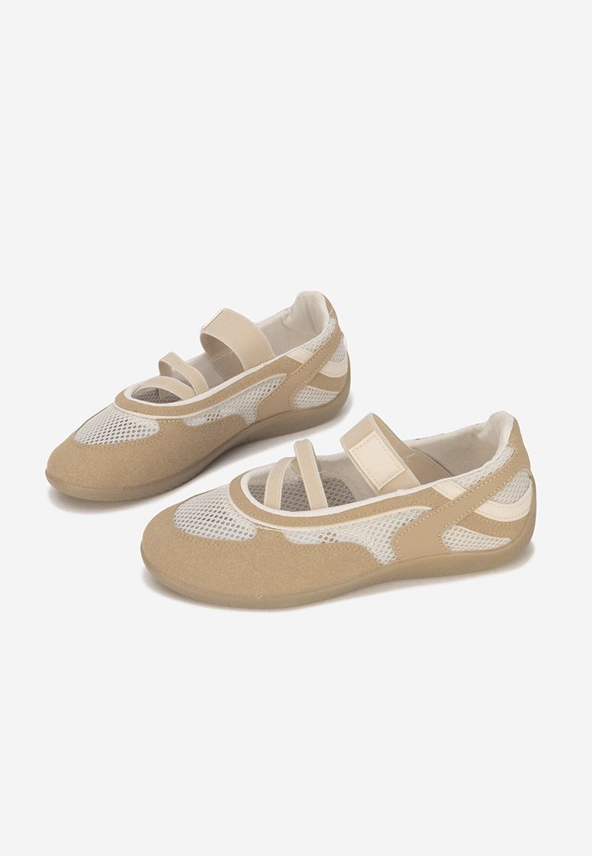Khaki baleriny sportowe Denilia