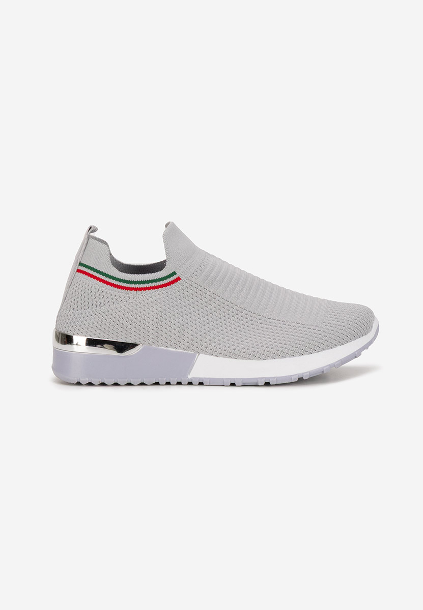 Szare sneakersy damskie Dorima