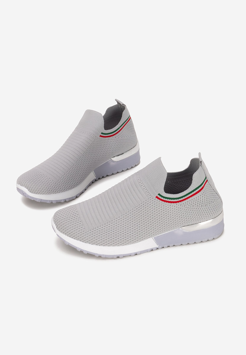 Szare sneakersy damskie Dorima