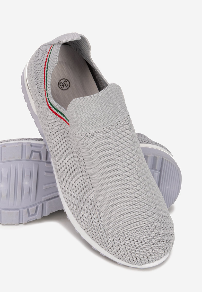 Szare sneakersy damskie Dorima