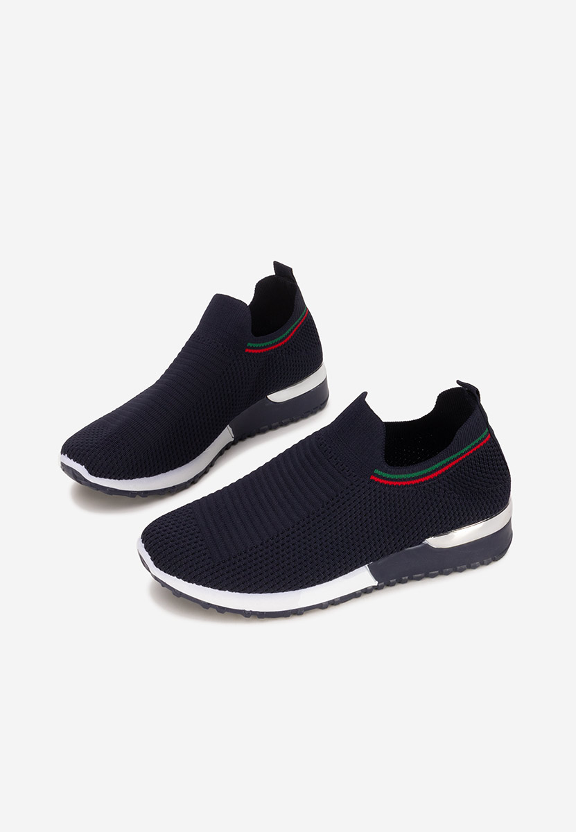 Granatowe sneakersy damskie Dorima