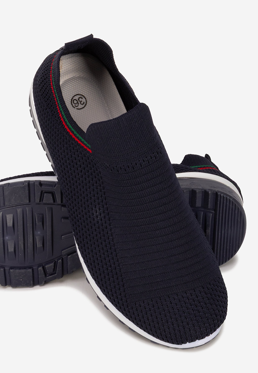 Granatowe sneakersy damskie Dorima