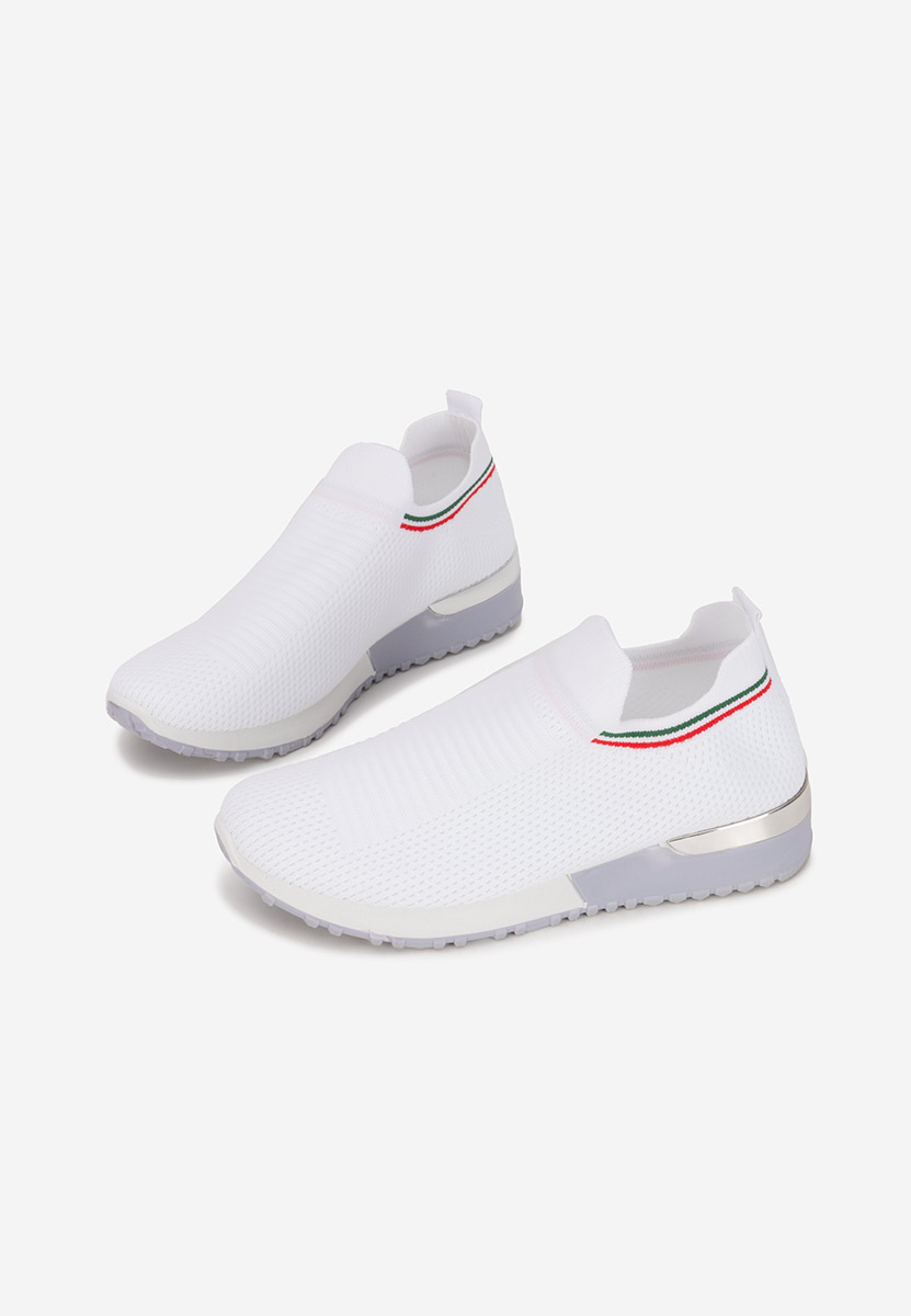 Białe sneakersy damskie Dorima