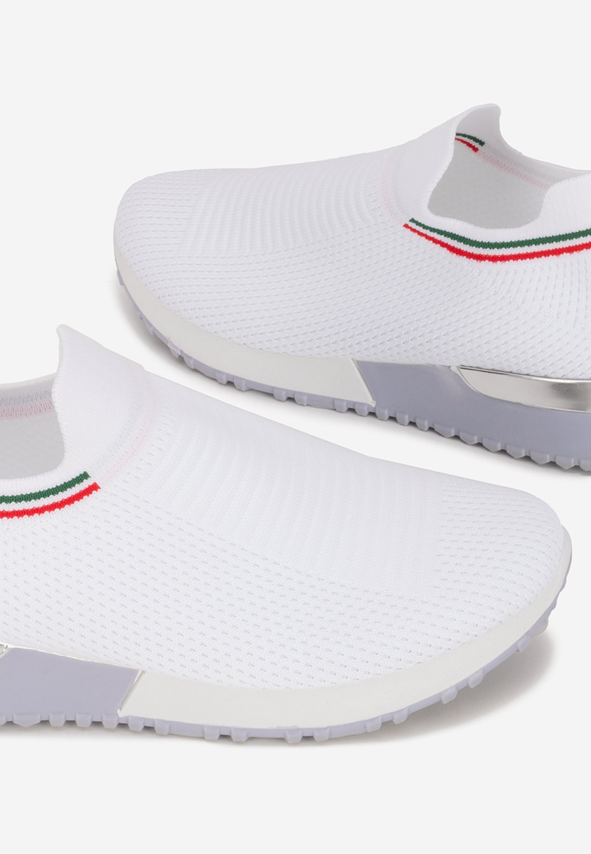 Białe sneakersy damskie Dorima