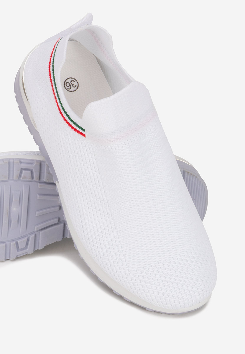 Białe sneakersy damskie Dorima