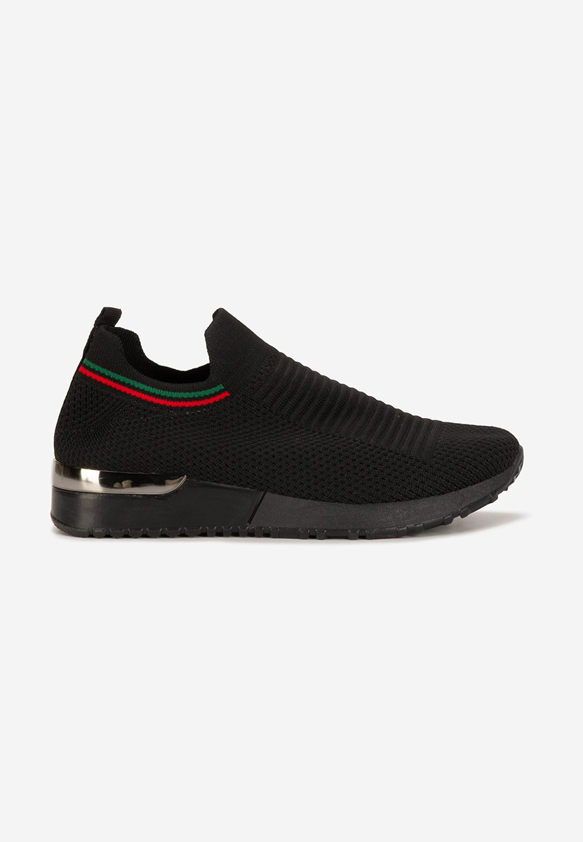Czarne sneakersy damskie Dorima