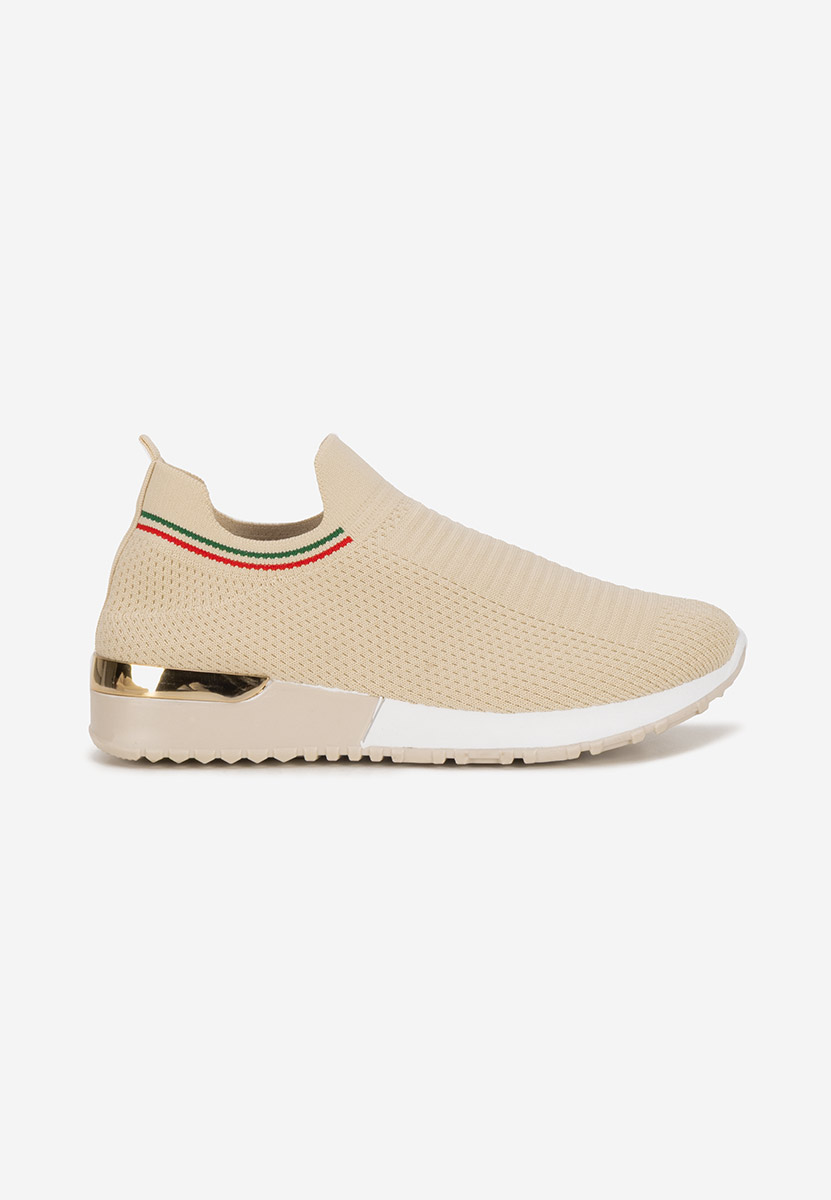 Beżowe sneakersy damskie Dorima