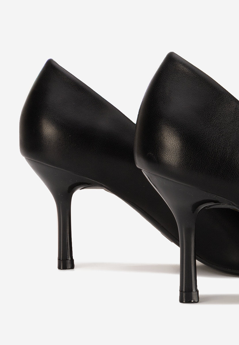 Czarne czółenka na szpilce Cecinia