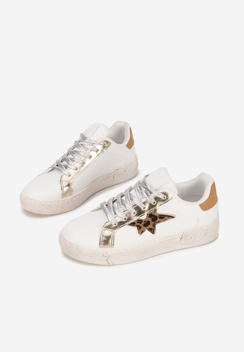 Białe sneakersy damskie Steliana