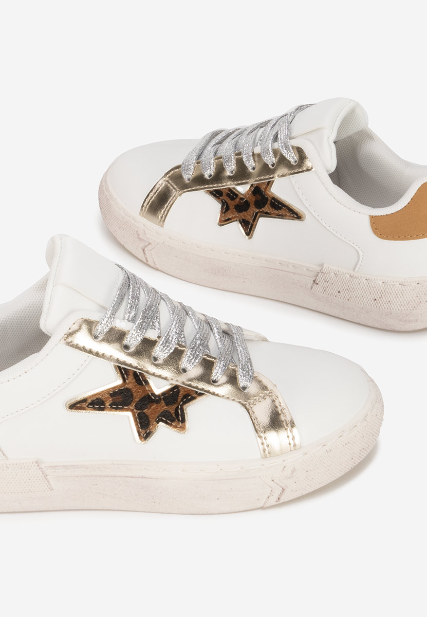 Białe sneakersy damskie Steliana