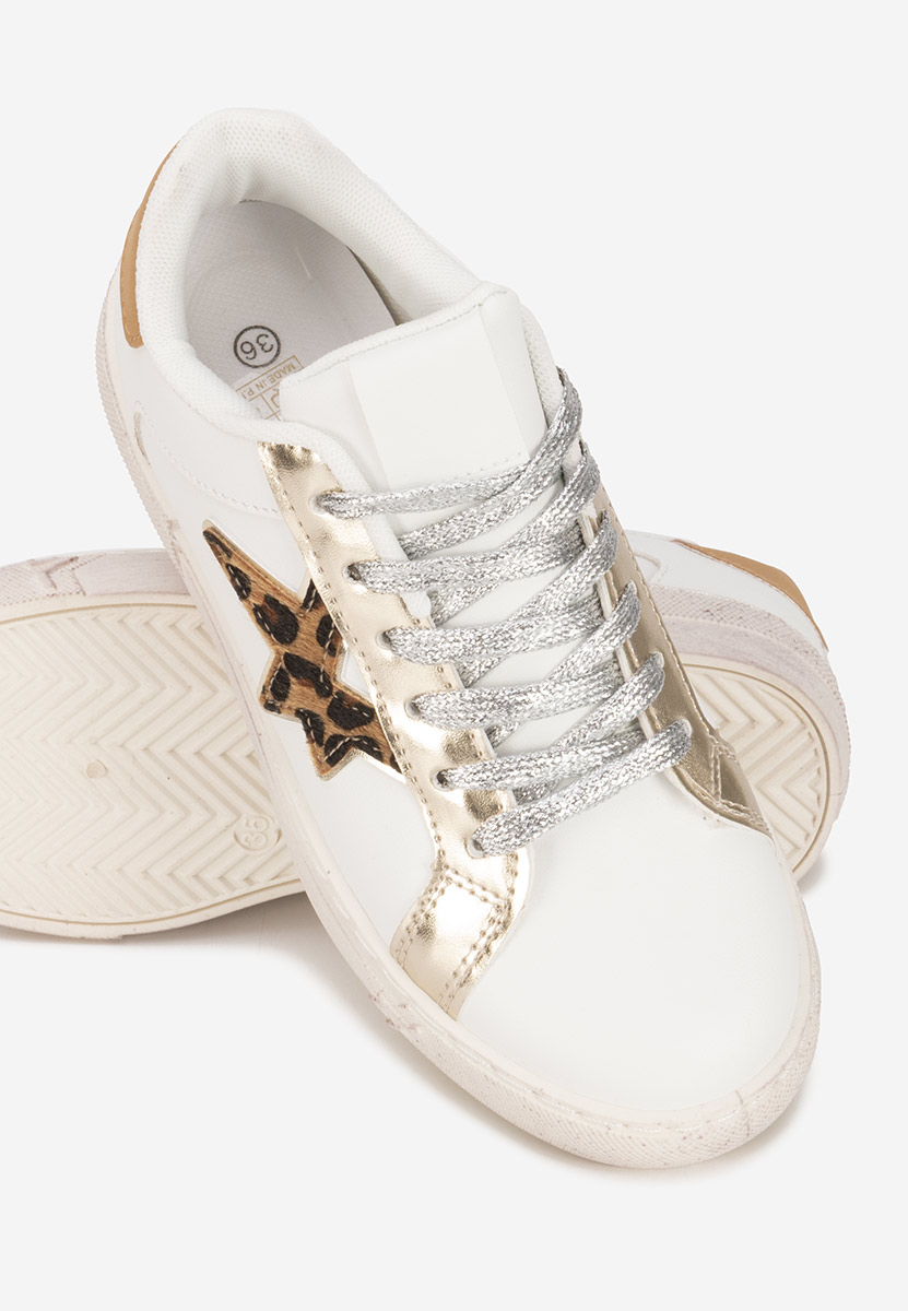 Białe sneakersy damskie Steliana