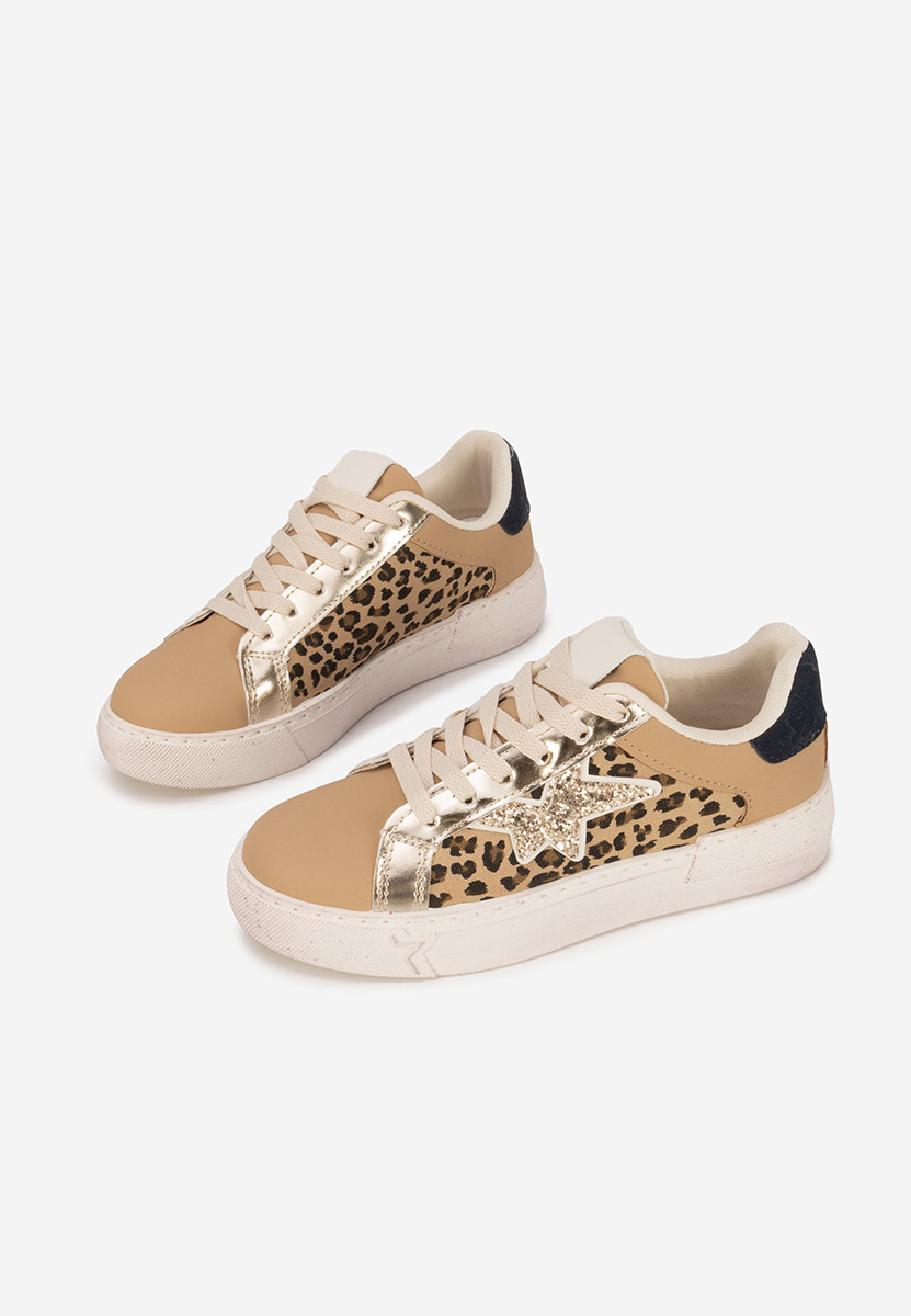 Panterkowe sneakersy damskie Steliana