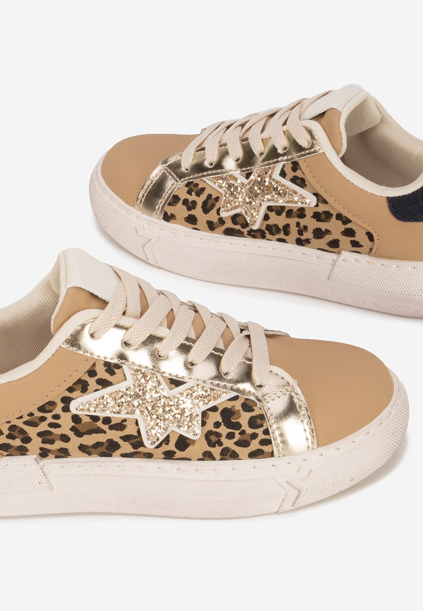 Panterkowe sneakersy damskie Steliana