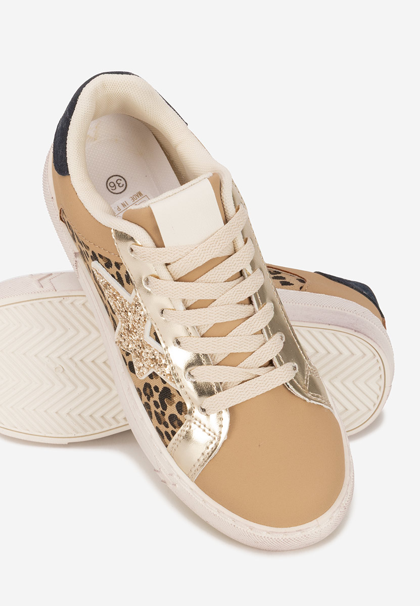 Panterkowe sneakersy damskie Steliana