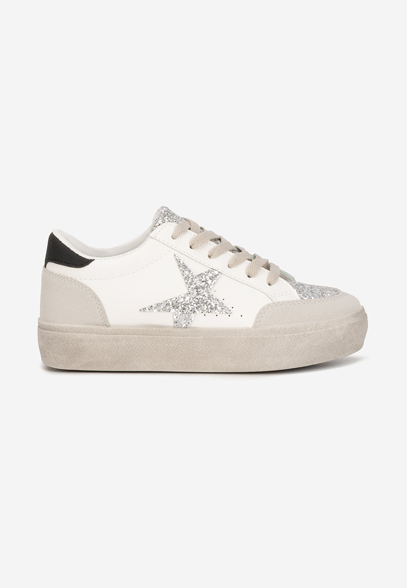 Białe sneakersy damskie Steliama