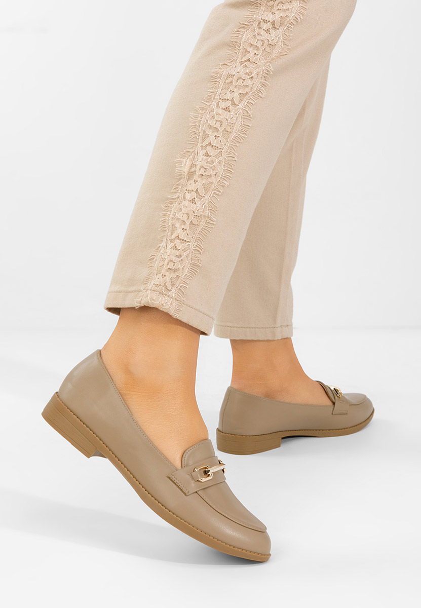 Khaki mokasyny damskie Xeniania
